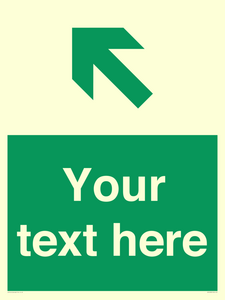 Custom Safe condition: Green Up left arrow